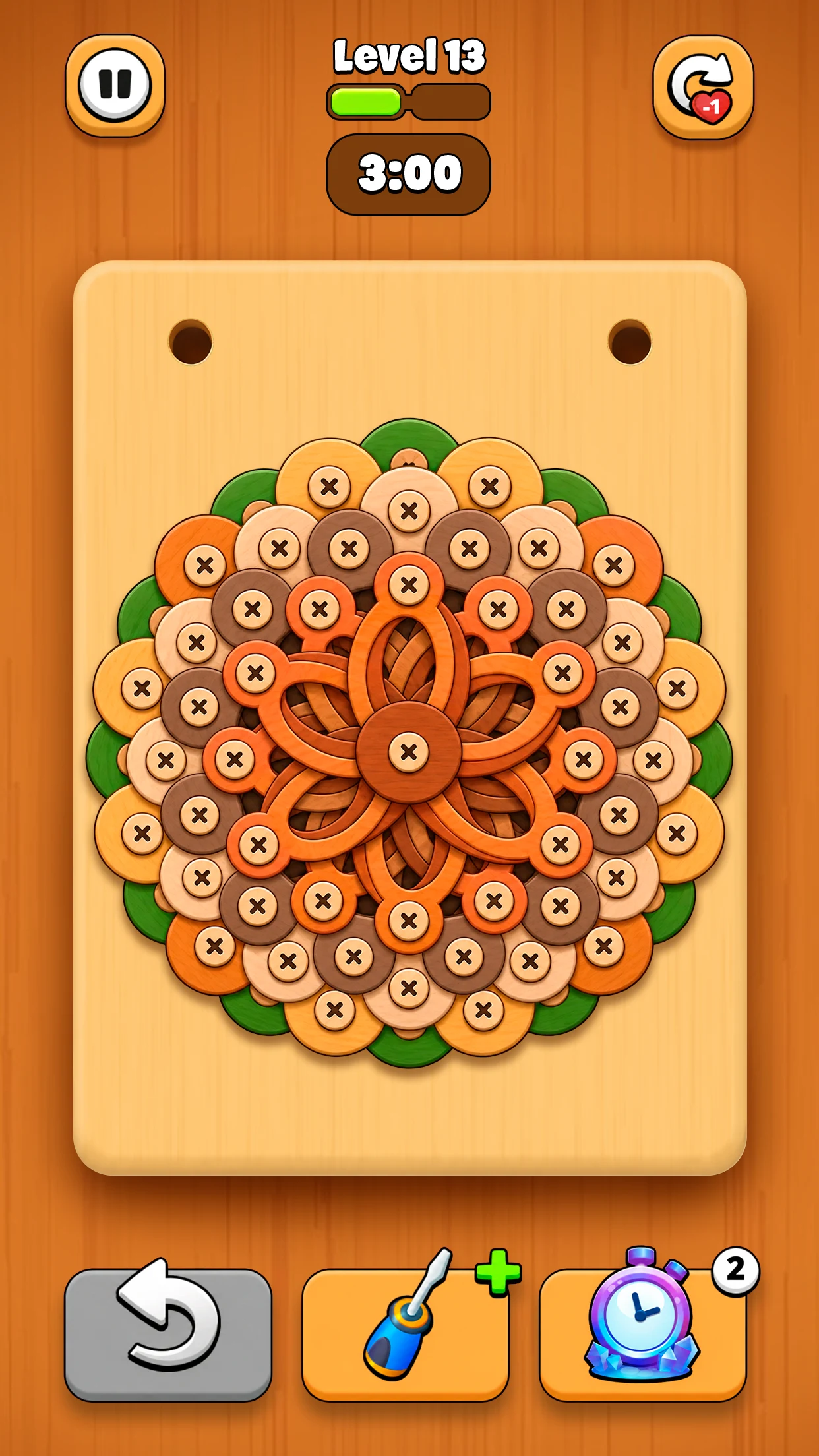 Wood Screw－Nuts & Bolts Puzzle screenshot