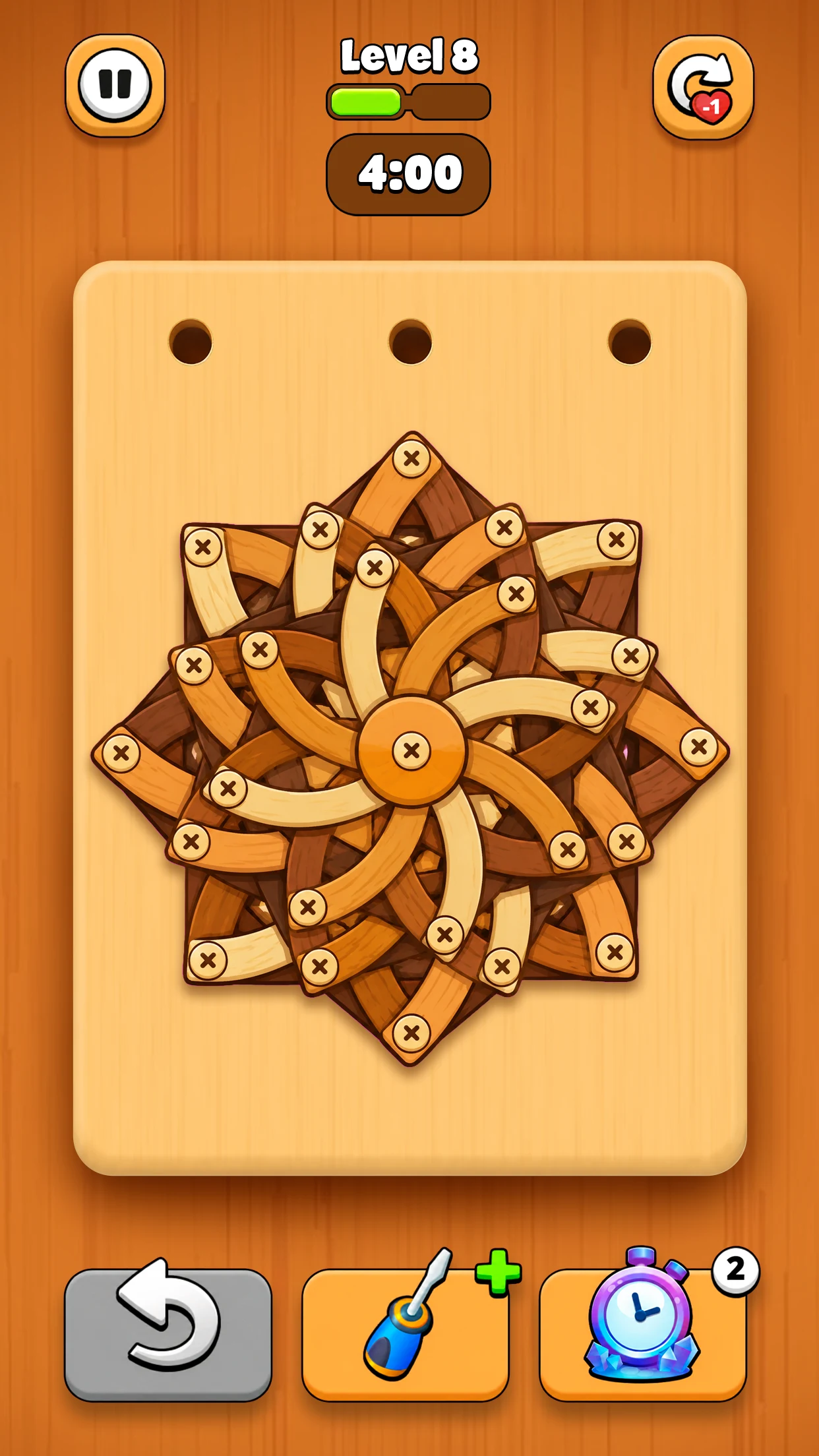 Wood Screw－Nuts & Bolts Puzzle screenshot