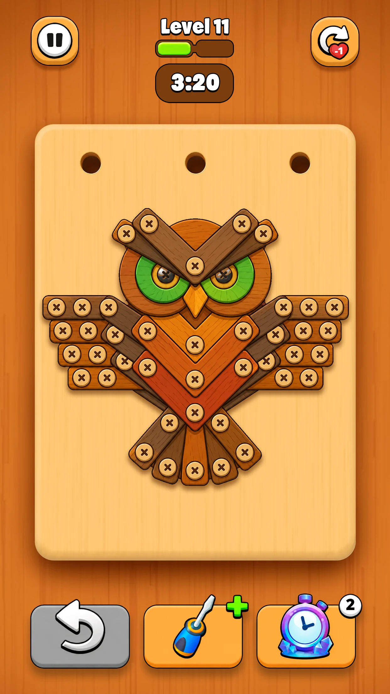 Wood Screw－Nuts & Bolts Puzzle screenshot