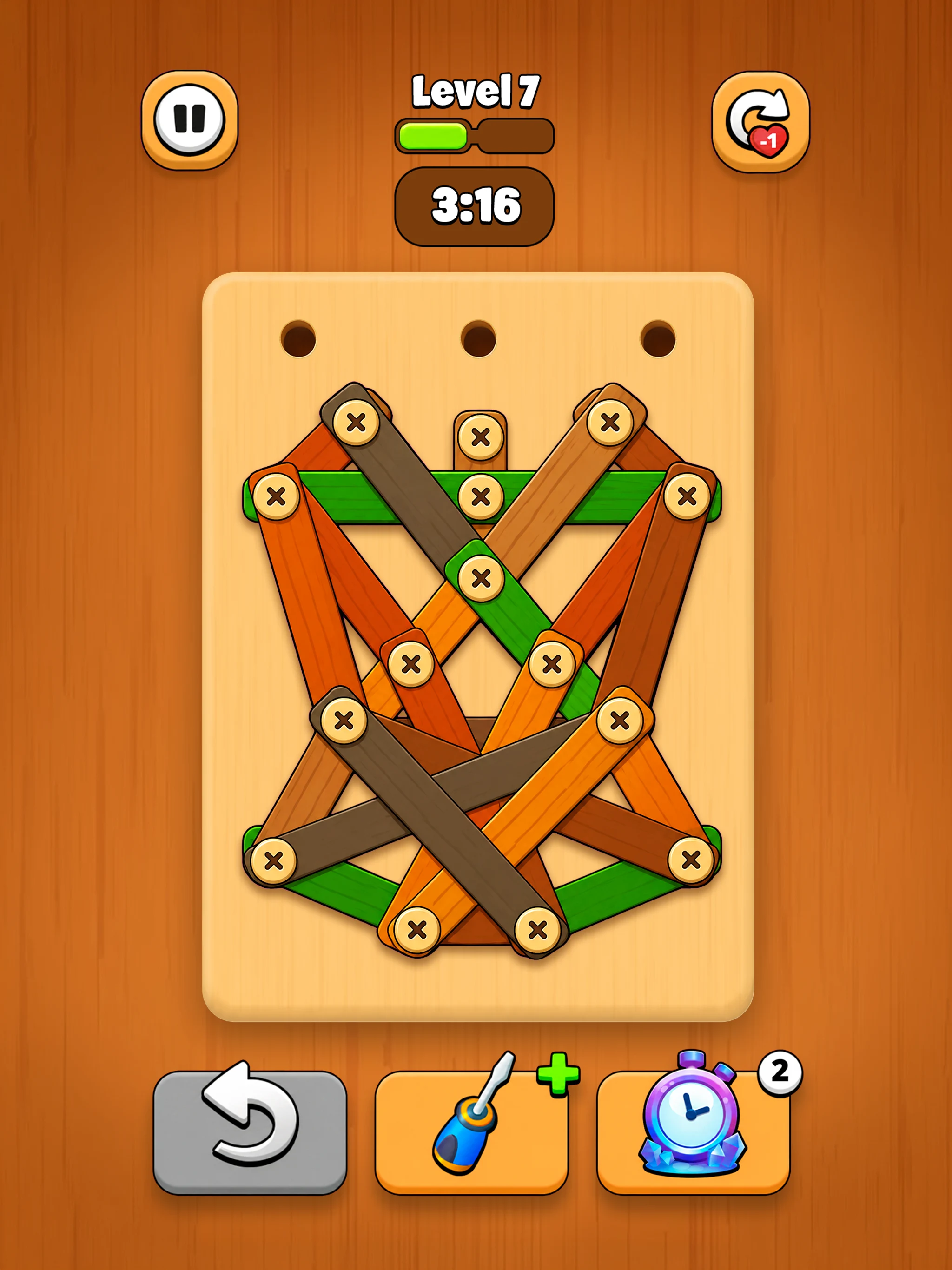 Wood Screw－Nuts & Bolts Puzzle screenshot